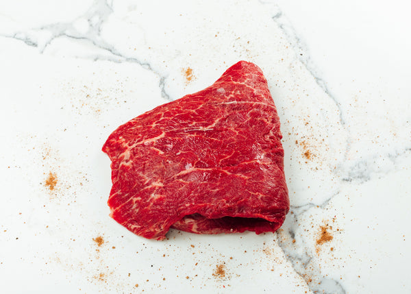 Upper Prime Black Angus Flat Iron Steak ~8oz.